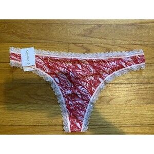 Calvin Klein Radiant Lace Thong QD3705 Size XL NWT